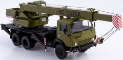 Start Scale Models Autojeřáb KS-3575A, Kamaz-53213, khaki, 1/43