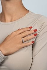 Brilio Silver Elegantní pozlacený prsten se zirkony RI119Y (Obvod 52 mm)