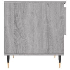 Greatstore Konferenční stolek šedý sonoma 50 x 46 x 50 cm kompozitní dřevo