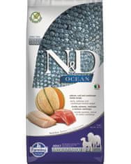 Farmina Granule pro psy N&D dog OCEAN (GF) adult medium & maxi, losos, treska a meloun 12 kg
