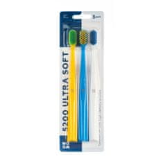 shumee 5200 Ultra Soft Toothbrush zubní kartáček s měkkými štětinami 3 ks.