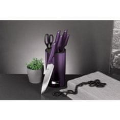 Berlingerhaus Sada nožů ve stojanu 7 ks Purple Eclipse Collection BH-2798