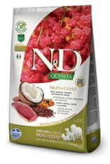 Farmina Granule pro psy N&D dog QUINOA (GF) adult pro všechna plemena, kůže a srst, kachna 2,5 kg