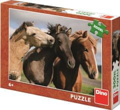 Dino Puzzle Barevní koně XXL 300 dílků