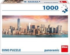 Dino Panoramatické puzzle Manhattan za soumraku, New York 1000 dílků