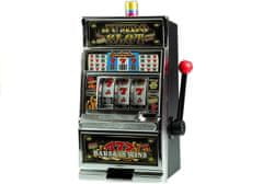 INTEREST Velký hrací automat Casino - zvukové efekty 20cm x 36cm x 16cm..