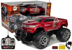 shumee Obrovský Jeep Rampage R/C Red MONSTER TRUCK