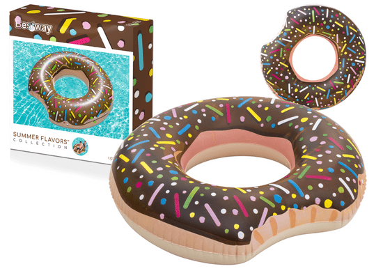 shumee Čokoládový prsten na plavání Donut 107 cm Bestway 36118