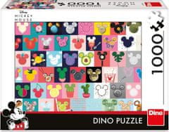 Dino Puzzle Mickeyho uši 1000 dílků