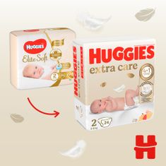 Huggies HUGGIES Pleny jednorázové Extra Care 2 (3-6 kg) 24 ks