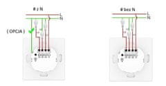 Moes TUYA ZigBee Touch Switch 1bw white #bez N