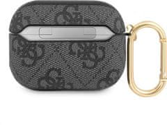 Guess 4G Script PC/PU Pouzdro pro Airpods Pro Grey