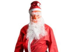 Malatec Verk 26077 Maska Santa Claus s čepicí a vousy