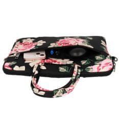 MG Wonder Briefcase taška na notebook 15-16'' black and roses