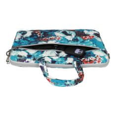 MG Wonder Briefcase taška na notebook 17'', white poppies