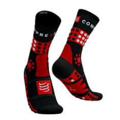 Compressport Trekking Socks Black/Red/White T4