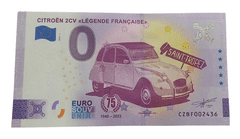 INTEREST Eurobankovka - Citroén 2CV - FRANCOUZSKÁ LEGENDA 2023. UNC..