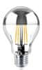 CENTURY FILAMENT LED INCANTO CHIARA HRUŠKA SILVER DOME A60 8W E27 2700K DIM