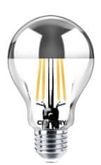 Century CENTURY FILAMENT LED INCANTO CHIARA HRUŠKA SILVER DOME A60 8W E27 2700K DIM