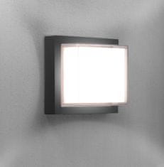 Century CENTURY PURA LED venkovní nástěnné svítidlo Square šedá 10W 3000K IP65