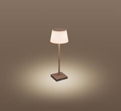 Century CENTURY Nabíjecí stmívatelné stolní LED svítidlo MARGO corten 4W 3000K IP54 USB