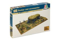 Italeri WWII - BUNKER AND ACCESSORIES, Model Kit diorama 6070, 1/72