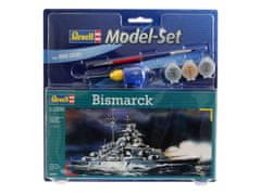 Revell bitevní loď Bismarck, Kriegsmarine, ModelSet 65802, 1/1200