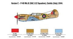 Italeri Curtiss P-40E/K Kittyhawk, Model Kit 2795, 1/48