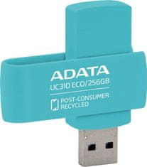 Adata UC310 ECO/256GB/USB 3.2/USB-A/Zelená