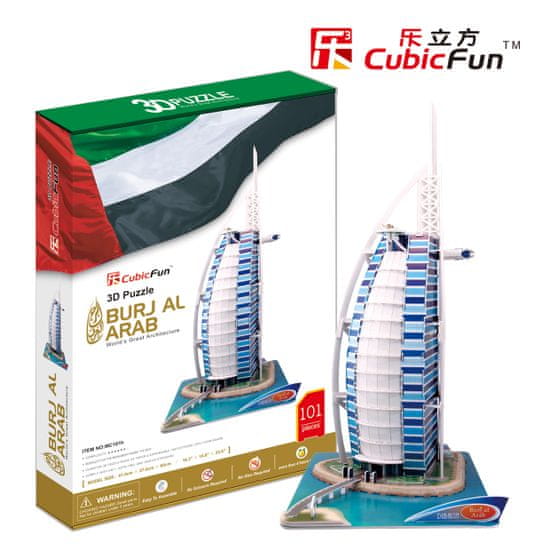 CubicFun Burj al Arab 3D Puzzle, 101 dílků