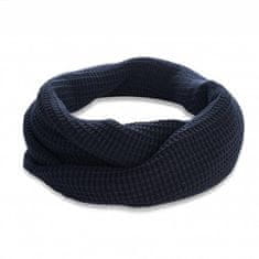 PAOLO PERUZZI Pánská zimní sada Navy Blue Cap Snood Acrylic 