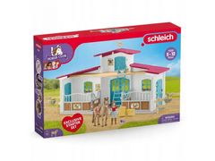 sarcia.eu Schleich Horse Club - Základní jezdecké centrum + doplňky, sada figurek pro děti 5+ 