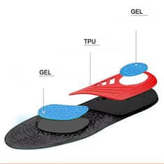 Wellife Ortopedické vložky do bot ANTISHOCK, vel. 35-42, 1 pár
