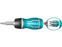 Total Šroubovák ráčnový TACSDS1726 Šroubovák 8v1, ráčnový