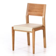 Alpi Dřevěná jídelní židle Alpi ARON chair dub-224, Wild oak, kůže-905