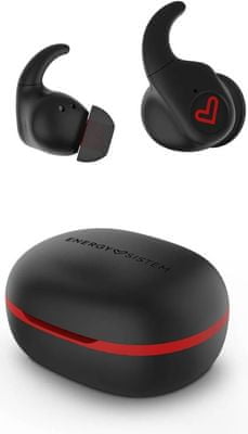  sportovní inear sluchátka energy sistem freestyle krásný design odolnost super výdrž nabíjecí box bluetooth technologie odolná vodě 