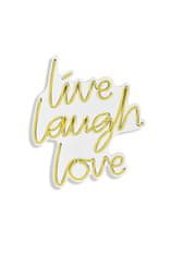 ASIR GROUP ASIR Dekorativní LED osvětlení LIVE LAUGH LOVE oranžová