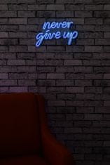 ASIR GROUP ASIR Dekorativní LED osvětlení NEVER GIVE UP modrá