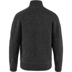 Fjällräven Övik Zip Cardigan Knit M, tmavě šedá, s