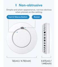 Meross Meross Smart Kouřový Senzor, GS559AHK (EU verze)