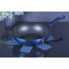 Berlingerhaus Wok s mramorovým povrchem 28 cm Metallic Line Aquamarine Edition