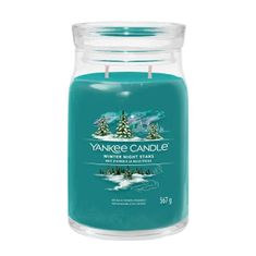 Yankee Candle Aromatická svíčka Signature sklo velké Winter Night Stars 567 g