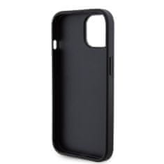 Guess  PU Grip Stand G Cube Zadní Kryt pro iPhone 15 Black