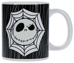 CurePink Proměňovací hrnek Disney|Nightmare Before Christmas|Ukradené Vánoce: Jack Skellington (objem 300 ml)