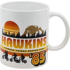 CurePink Keramický hrnek Stranger Things: Hawkins (objem 325 ml)