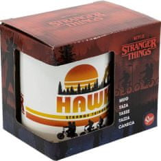 CurePink Keramický hrnek Stranger Things: Hawkins (objem 325 ml)