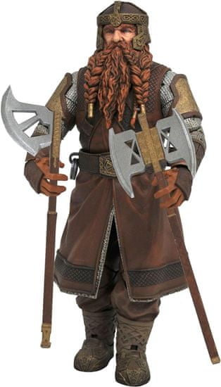 INTEREST Gimli Pán prstenů Lord of the Rings - Figurka 15 cm od Diamond Select))