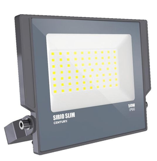 Century CENTURY LED reflektor SIRIO SLIM 50W 6000K 110d 178x200x28mm IP66 IK08