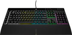 Corsair K55 RGB PRO/Drátová USB/US-Layout/Černá