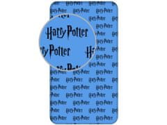 Jerry Fabrics Modré dětské prostěradlo Harry Potter